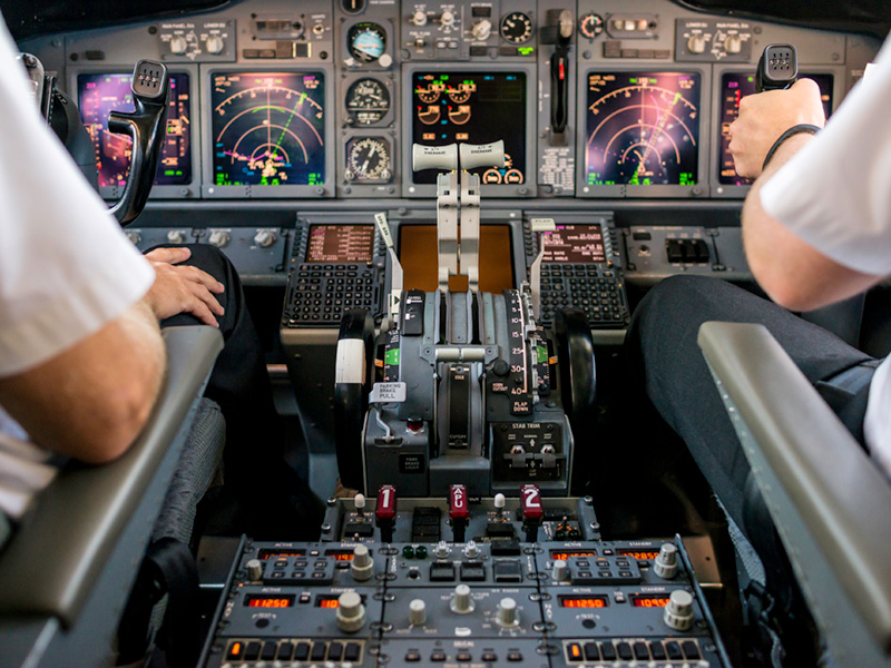 Commerical Jet Cockpit